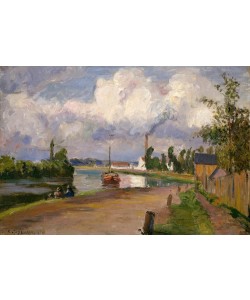 Camille Pissarro, Landschaft an der Oise