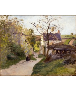Camille Pissarro, Der große Walnussbaum in l’Hermitage