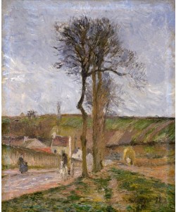 Camille Pissarro,  Straße v. Ennery n. l’Hermitage bei Pontoise