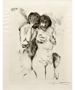 Lovis Corinth, Faun und Nymphe