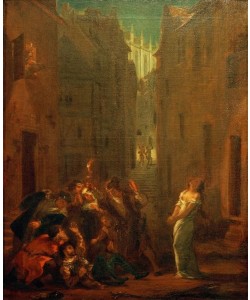 Eugene Delacroix, Tod des Valentin