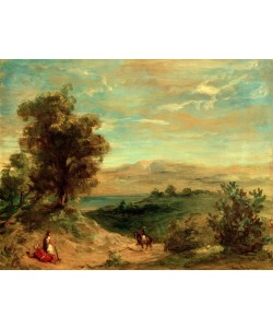 Eugene Delacroix, Marokkanische Landschaft