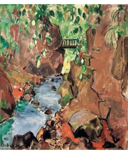 Oskar Moll, Wölfelsfall mit Brücke
