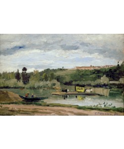 Camille Pissarro, Fähre in La Varenne-Saint-Hilaire