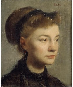 Edgar Degas, Portrait de jeune femme