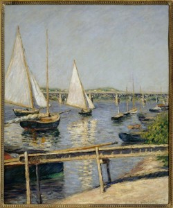 Gustave Caillebotte, Voiliers à Argenteuil