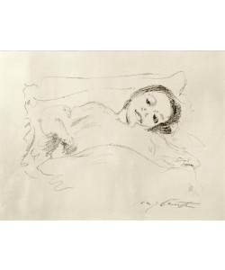 Lovis Corinth, Mine im Bett