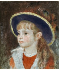 Pierre-Auguste Renoir, Fillette au chapeau bleu