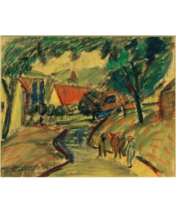 August Macke, Dorfstraße in Kandern II