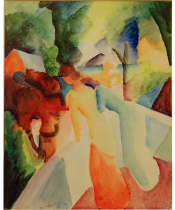 August Macke, Gruß vom Balkon