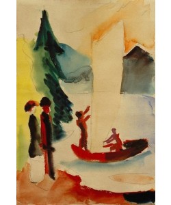 August Macke, Gelbes Segel