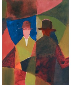 August Macke, Spiegelbild im Schaufenster