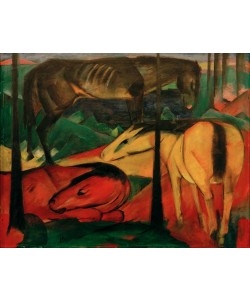 Franz Marc, Die drei Pferde