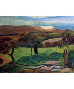 Paul Gauguin, Landschaft in der Bretagne