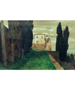 Arnold Böcklin, Italienische Villa im Frühling