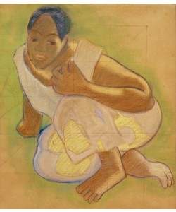 Paul Gauguin, Kauernde Tahitierin
