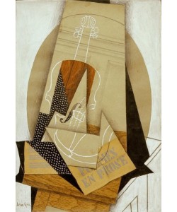 Juan Gris, Composition du violon