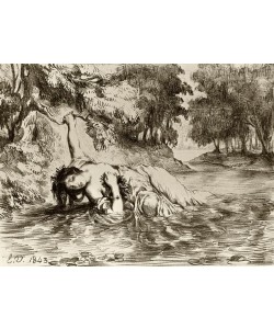 Eugene Delacroix, Mort d’Ophelie