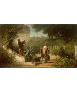 Carl Spitzweg, Besuch auf dem Lande