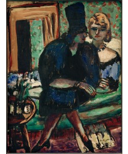 Max Beckmann, Zwei Frauen auf dem Sofa