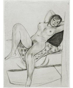 Max Beckmann, Liegender weiblicher Akt