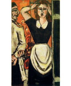 Max Beckmann, Kellner und Garderobenmädchen