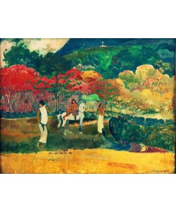 Paul Gauguin, Frauen mit weißem Pferd