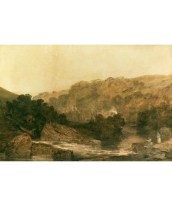 JOSEPH MALLORD WILLIAM TURNER, View of Brinkburn Priory, Northumberland