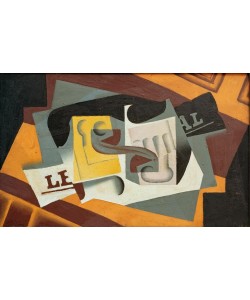 Juan Gris, Verre et journal