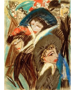 Ernst Ludwig Kirchner, Frauen auf der Straße