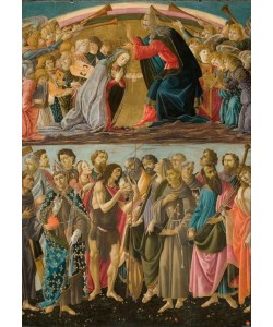 Sandro Botticelli, Krönung Mariä mit Heiligen