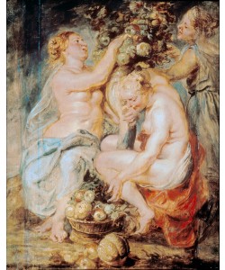 Peter Paul Rubens, Ceres und zwei Nymphen mit Füllhorn