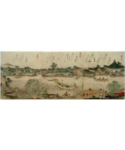 Katsushika Hokusai, Kulthalle des Komagata-Tempels