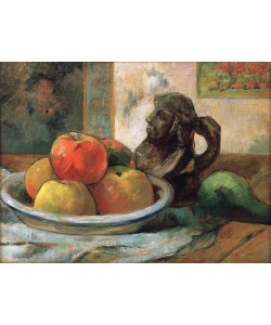 Paul Gauguin, Nature morte avec pommes, une poire et une cruche en forme