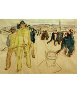 Edvard Munch, Arbeiter auf dem Heimweg