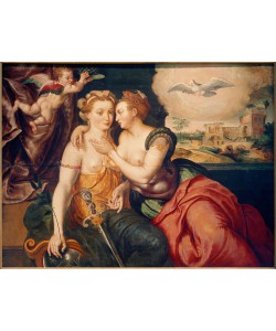 Jacob de Backer, Die Allegorie ‘Kuss von Gerechtigkeit und Friede'