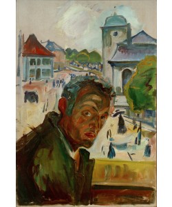Edvard Munch, Selbstporträt in Bergen