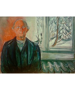 Edvard Munch, Selbstporträt am Fenster