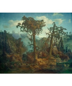Lars Hertervig, Alte Kiefern