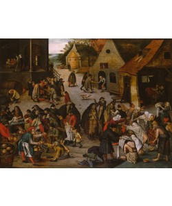 Pieter Brueghel der Jüngere, Die sieben Werke der Barmherzigkeit