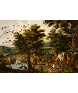 Jan BRUEGHEL DER Jüngere, Das irdische Paradies