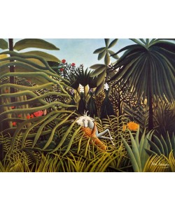 Henri Rousseau, Cheval attaqué par un jaguar