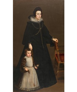 Diego Rodriguez de Silva y Velasquez, ntonia de Ipeñarrieta y Galdós and her son, Luis