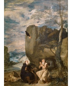 Diego Rodriguez de Silva y Velasquez, Saint Anthony the Abbot and Saint Paul, the First Hermit