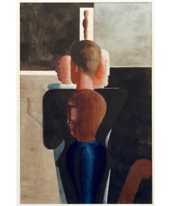 Oskar Schlemmer, Konzentrische Gruppe im Raum