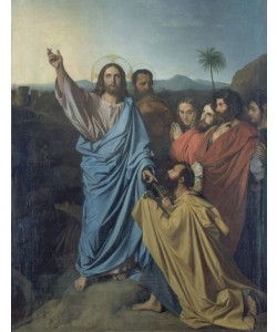 JEAN-AUGUSTE-DOMINIQUE INGRES, Jesus Returning the Keys to St. Peter – 1820