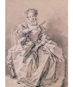 Francois Boucher, Woman in Spanish Costume – 1750