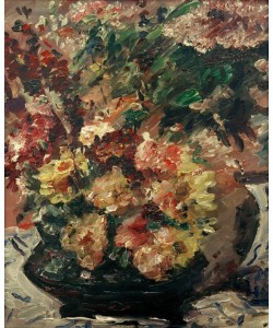 Lovis Corinth, Blumen im Bronzekübel