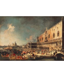 Giovanni Antonio Canaletto, The Arrival of the French Ambassador in Venice