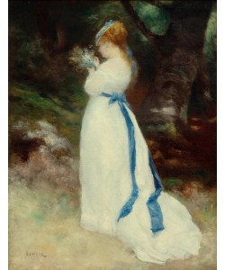 Pierre-Auguste Renoir, Lise mit einem Feldblumenstrauß